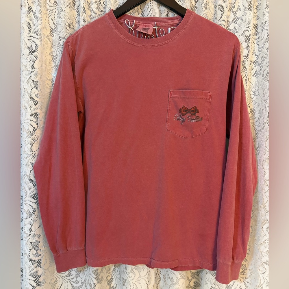 Comfort Colors Long Sleeve Crimson Tide Tee